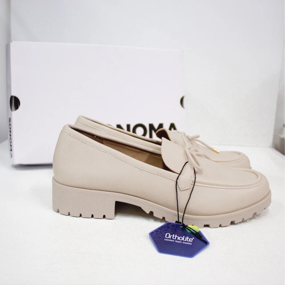 New! SONOMA LOAFERS Slip On Shoes Size 8.5- New With Tags